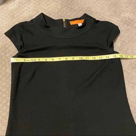 Cynthia Cynthia Steffe Mod Shift Dress Retro Black LBD Mini Sz 2 - Picture 9 of 12